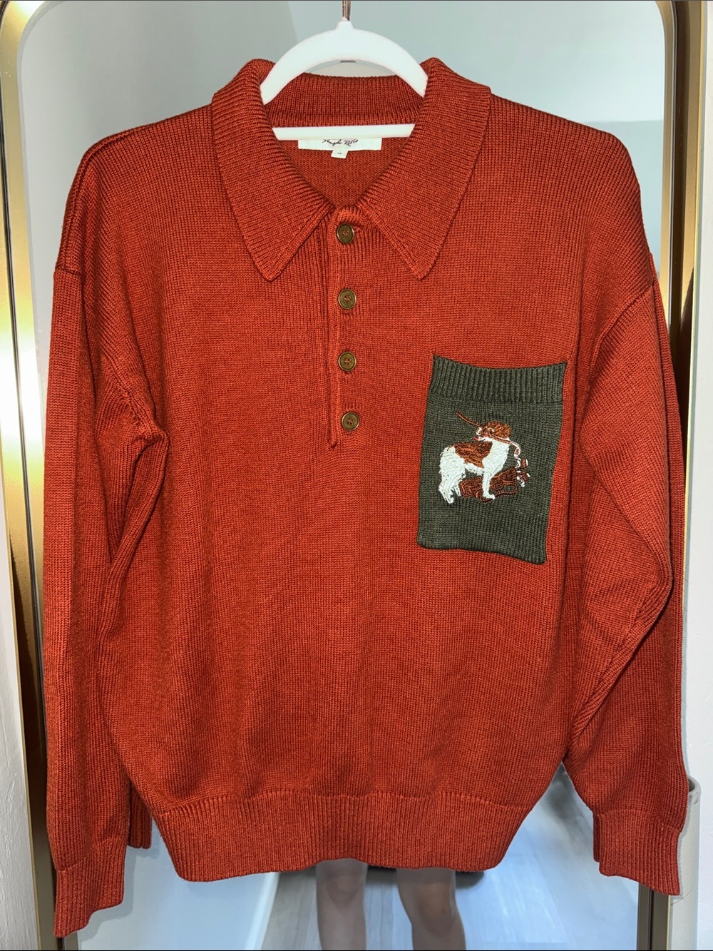 Simply Retro Polo-Knit Sweater